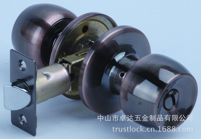 【供應(yīng)優(yōu)質(zhì)出口 中山小欖 紅古銅色 不銹鋼球形 浴室鎖】?jī)r(jià)格,廠家,圖片,其他鎖具,中山市卓達(dá)五金制品-